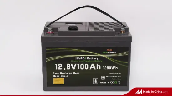 Batería de litio de ciclo profundo Li Ion 12V 100ah LiFePO4 para sistema solar / RV / Camper / Barco / Carro de golf Batterie Au Lithium Baterí a De Litio