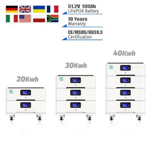 Batería de iones de litio Modular apilable de 48V LiFePO4 200ah 10kw 20kw 300kw 50kw Batería para sistema de energía solar doméstico