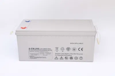 Batería solar de gel 12V200ah fabricada en China